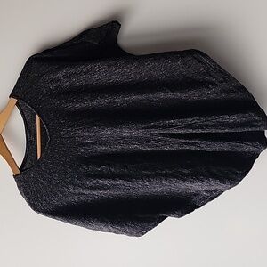 COS Wool Linen Blend Knit Poncho Top